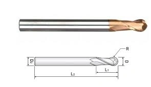 DAO ENMILL SAU NHIỆT LUYỆN ĐẾN 70 HRC ZE714 SERIES