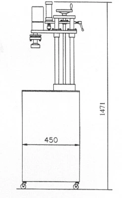 Máy đóng nắp bán tự động KDK-100