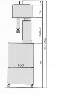 Máy đóng nắp bán tự động KDK-150