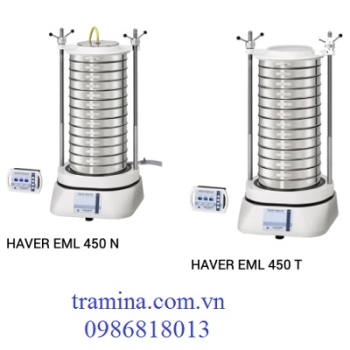 HAVER EML 450 digital plus – Máy lắc sàng mẫu khô hoặc ướt