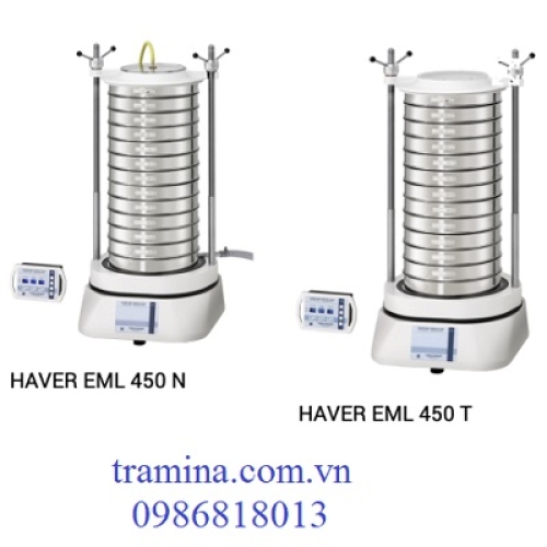 HAVER EML 450 digital plus – Máy lắc sàng mẫu khô hoặc ướt
